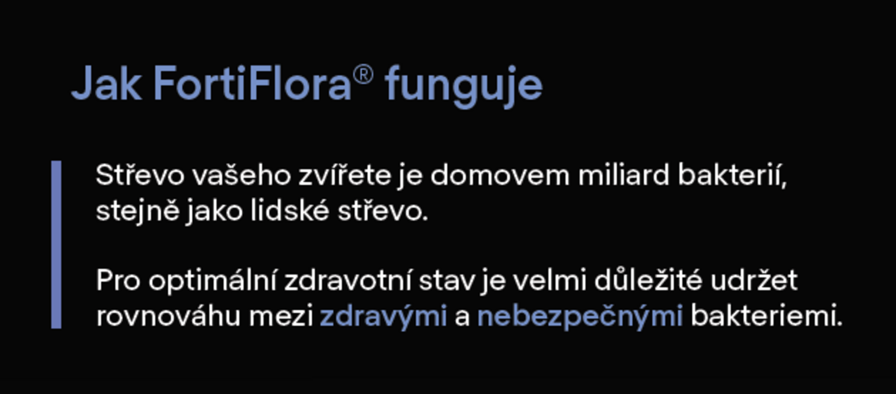 Jak FortiFlora funguje?