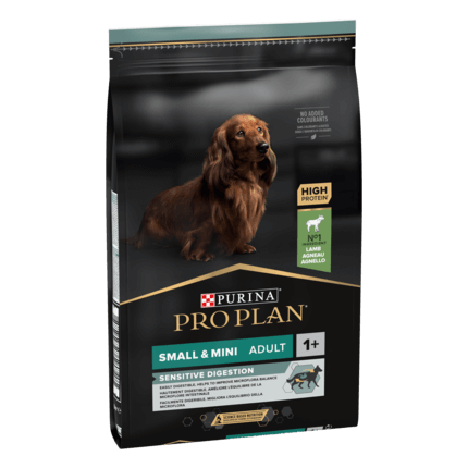 PURINA® PRO PLAN® Small & Mini Adult Dog Sensitive Digestion, granule pro psa s jehněčím
