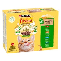 FRISKIES cat multipack hovězí, kuře, tuňák, treska 