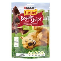 FRISKIES BEGGIN STRIPS s příchutí slaniny