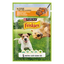 FRISKIES dog ADULT s kuřetem a mrkví ve šťávě