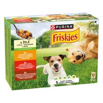 FRISKIES dog ADULT multipack hovězí/kuře/jehněčí v želé