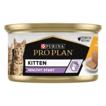 PURINA® PRO PLAN® CAT Kitten Healthy Start, paštika pro koťata s kuřetem, konzerva