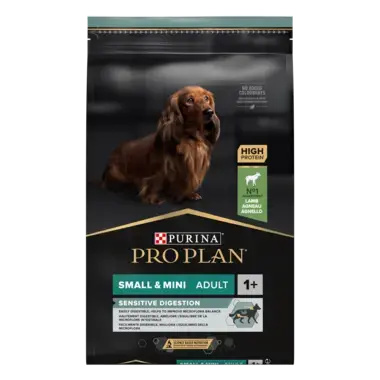 PURINA® PRO PLAN® Small & Mini Adult Dog Sensitive Digestion, jehněčí