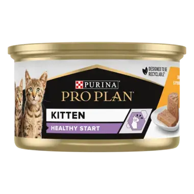 PRO PLAN KITTEN HEALTHY START kuře v paštice 24x85g, konzerva 