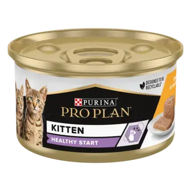 PRO PLAN KITTEN HEALTHY START kuře v paštice 24x85g, konzerva 