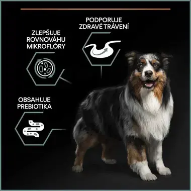 ​PURINA® PRO PLAN® Medium Adult SENSITIVE DIGESTION, s vysokým obsahem jehněčího