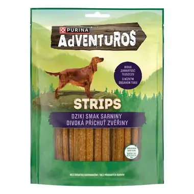 ADVENTUROS Strips s příchutí zvěřiny 