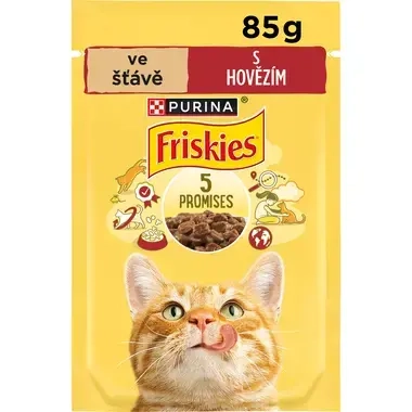 FRISKIES kapsička s hovězím